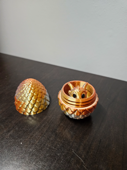 Cute Dragon Egg with Baby Dragon