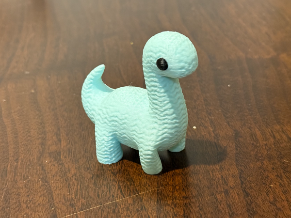 Cute Knitted Dinosaur